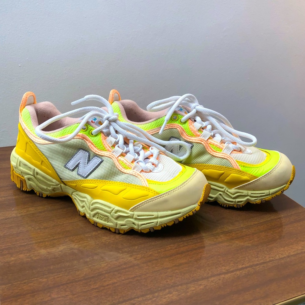 New Balance 801, NB 801 Paperboy Paris ginger lemonade sneakers M7, W 8.5
